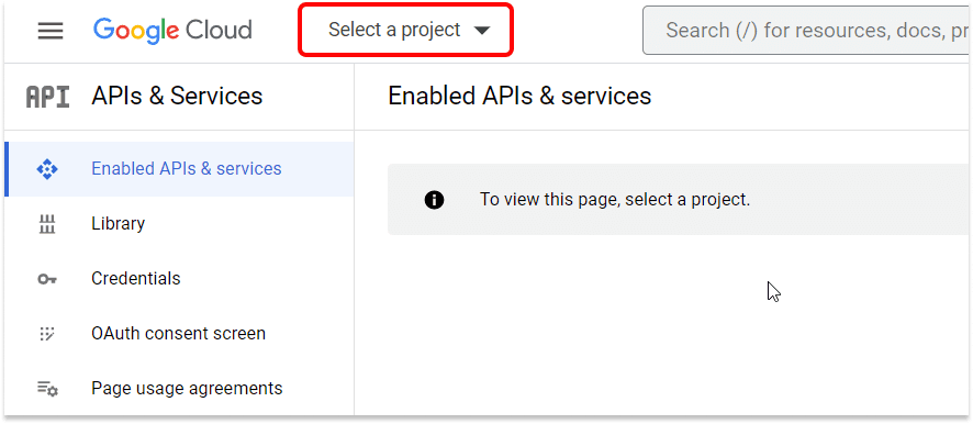 select-project